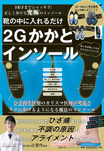 靴の中に入れるだけ 2Gかかとインソール